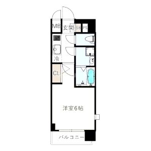 エスリードレジデンス新大阪プライムの間取り図