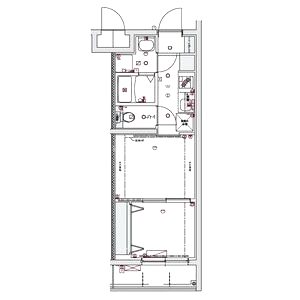クレストタップ京都丹波口の間取り図