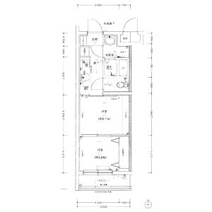 クレストタップ京都丹波口の間取り図