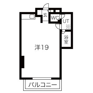 エスティメゾン西天満の間取り図