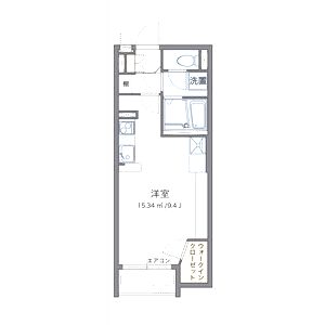 レオネクストスカイスクレイパーの間取り図
