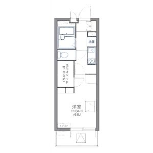 レオパレス甲子園の間取り図