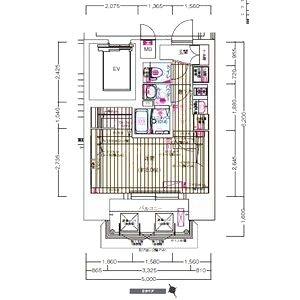 ララプレイス天王寺シエロの間取り図