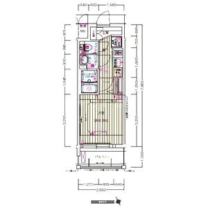 ララプレイス天王寺シエロの間取り図