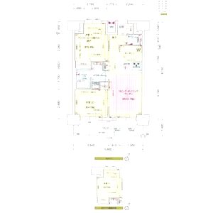 プレサンス大阪福島シエルの間取り図