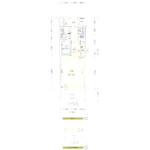 プレサンス大阪福島シエルの間取り図