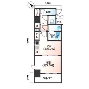 アクロス福島アーバンヒルズの間取り図