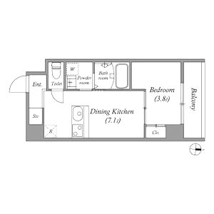 ウインズコート京都西陣の間取り図