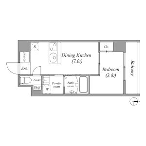 ウインズコート京都西陣の間取り図