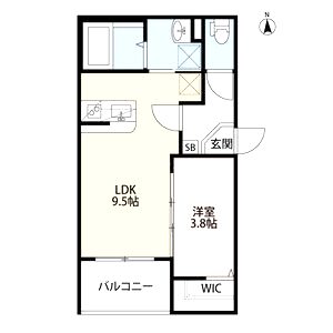 Lito(リート)の間取り図