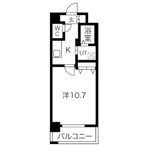 エスリード西小路御池の間取り図