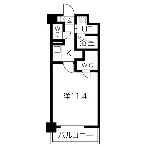 エスリード西小路御池の間取り図