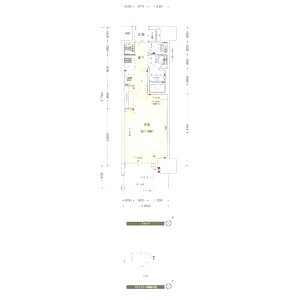 プレサンスKOBEグレンツの間取り図