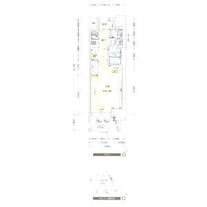 プレサンスKOBEグレンツの間取り図