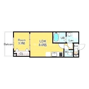 シエーナ川西中央3の間取り図