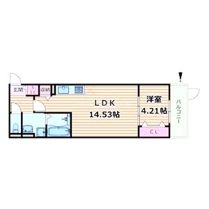 AI-Maison 田辺/昭和町の間取り図