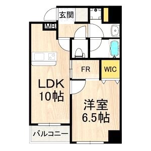 CITY SPIRE難波グレイスの間取り図