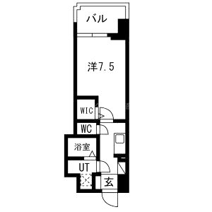 ミラージュパレス都島本通の間取り図