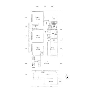 甲子園三番町ハイツの間取り図