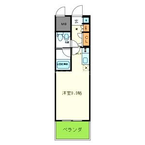 グランド上町の間取り図