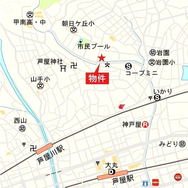 パークシュロス芦屋の外観3枚目