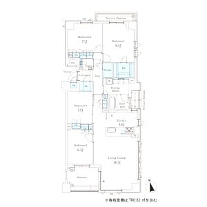 パークシュロス芦屋の間取り図