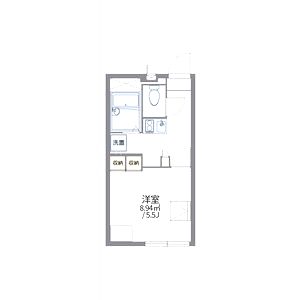 レオパレス友井の間取り図