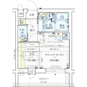 アクアプレイス京都聚楽第の間取り図