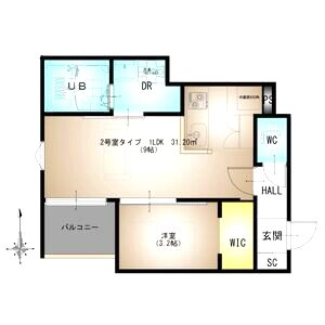REGALEST西院の間取り図