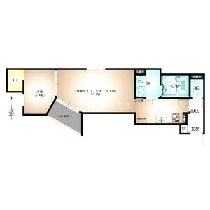 REGALEST西院の間取り図