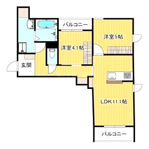 メゾン紬の間取り図