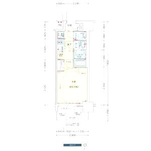 プレサンス西中島南方セレストの間取り図