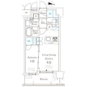STANDZ新大阪の間取り図