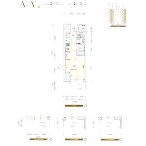 プレサンス堺筋本町フィリアの間取り図