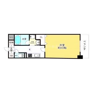 COCORO-WEST(ココロウエスト)の間取り図