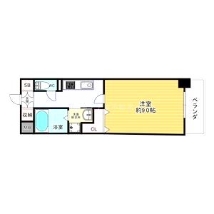 COCORO-WEST(ココロウエスト)の間取り図