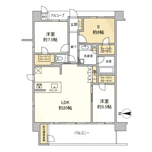 レ・ジェイド高槻南松原The Frontの間取り図