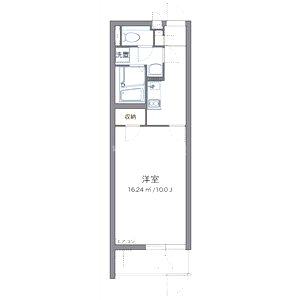 クレイノヒローム豊中南の間取り図