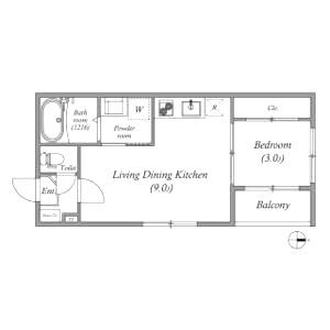 ハーモニーテラス東野舞台町IIIの間取り図