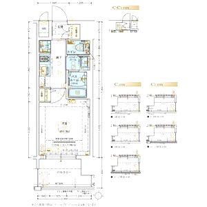 エステムコート梅田・茶屋町IIIネクスタの間取り図