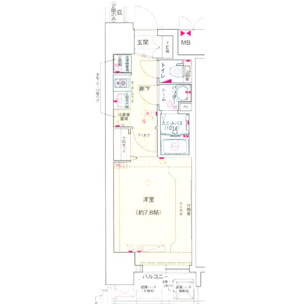 ララプレイス大阪福島プレッソの室内写真2枚目