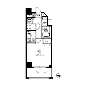 カルム小西IIの間取り図