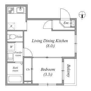 パレスケープの間取り図