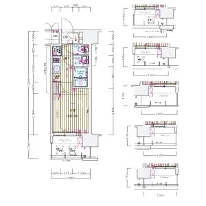 プレサンス京町堀ノースの間取り図