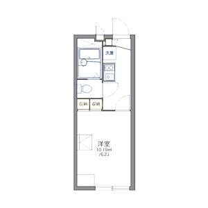 レオパレス魚崎の間取り図