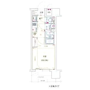 ララプレイス玉造パルクの間取り図