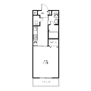 エバーグレイス西宮3の間取り図