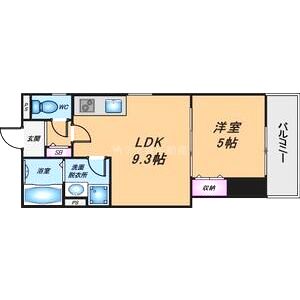 クリエオーレ横堤の間取り図