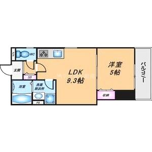 クリエオーレ横堤の間取り図