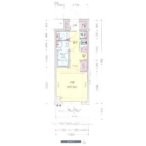 プレサンス松屋町ヴィゴラスの間取り図